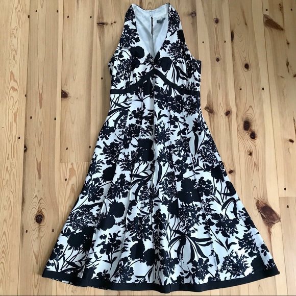 Ann Taylor Halter Silk Floral Dress - Picture 3 of 5